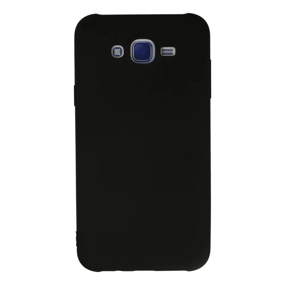 Newface Samsung Galaxy J7 Kılıf Nano Içi Kadife Silikon - Siyah