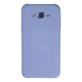 Newface Samsung Galaxy J7 Kılıf Nano Içi Kadife Silikon - Lila