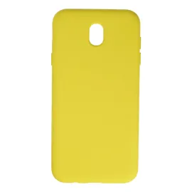 Newface Samsung Galaxy J7 Pro / J730 Kılıf Nano Içi Kadife Silikon - Sarı