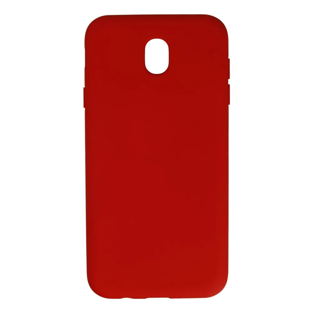 Newface Samsung Galaxy J7 Pro / J730 Kılıf Nano Içi Kadife Silikon - Kırmızı