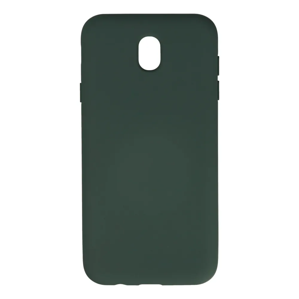 Newface Samsung Galaxy J7 Pro / J730 Kılıf Nano Içi Kadife Silikon - Koyu Yeşil
