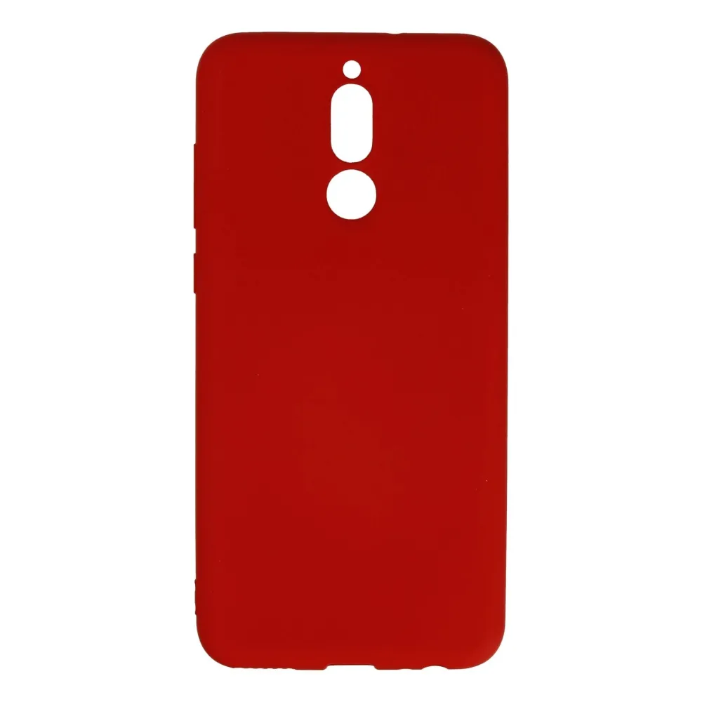 Newface Huawei Mate 10 Lite Kılıf Nano Içi Kadife Silikon - Kırmızı