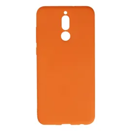 Newface Huawei Mate 10 Lite Kılıf Nano Içi Kadife Silikon - Turuncu
