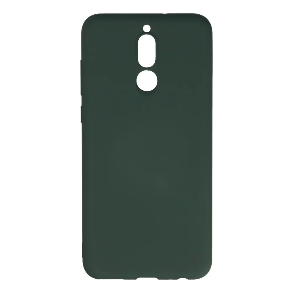 Newface Huawei Mate 10 Lite Kılıf Nano Içi Kadife Silikon - Koyu Yeşil