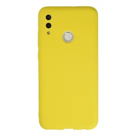 Newface Huawei P Smart 2019 Kılıf Nano Içi Kadife Silikon - Sarı