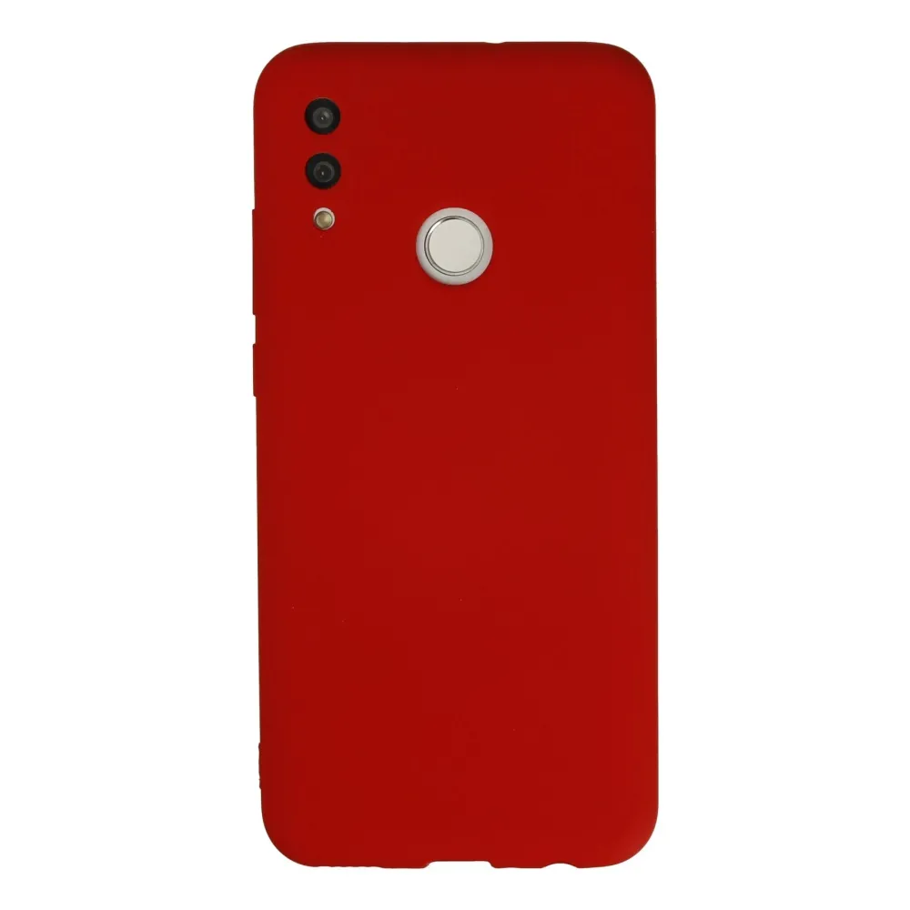 Newface Huawei P Smart 2019 Kılıf Nano Içi Kadife Silikon - Kırmızı