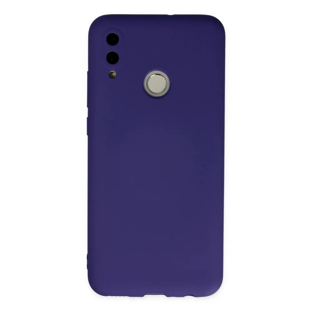 Newface Huawei P Smart 2019 Kılıf Nano Içi Kadife Silikon - Mor