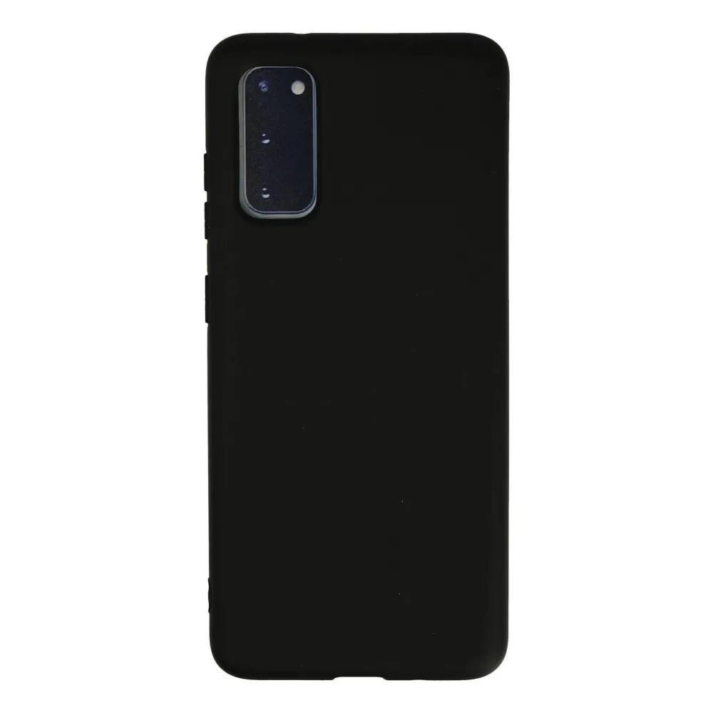 Newface Samsung Galaxy S20 Kılıf Nano Içi Kadife Silikon - Siyah