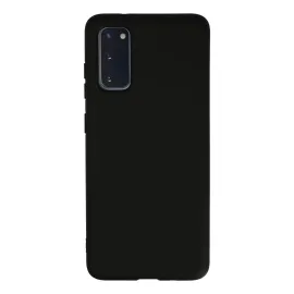 Newface Samsung Galaxy S20 Kılıf Nano Içi Kadife Silikon - Siyah