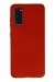 Newface Samsung Galaxy S20 Kılıf Nano Içi Kadife Silikon - Kırmızı