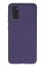 Newface Samsung Galaxy S20 Kılıf Nano Içi Kadife Silikon - Mor