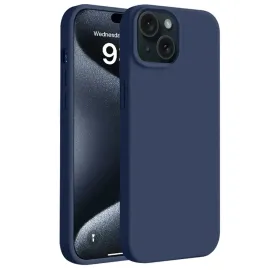 Newface Iphone 15 Plus Kılıf First Silikon - Lacivert