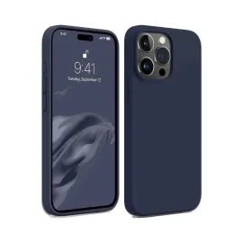 Newface Iphone 15 Pro Kılıf First Silikon - Lacivert