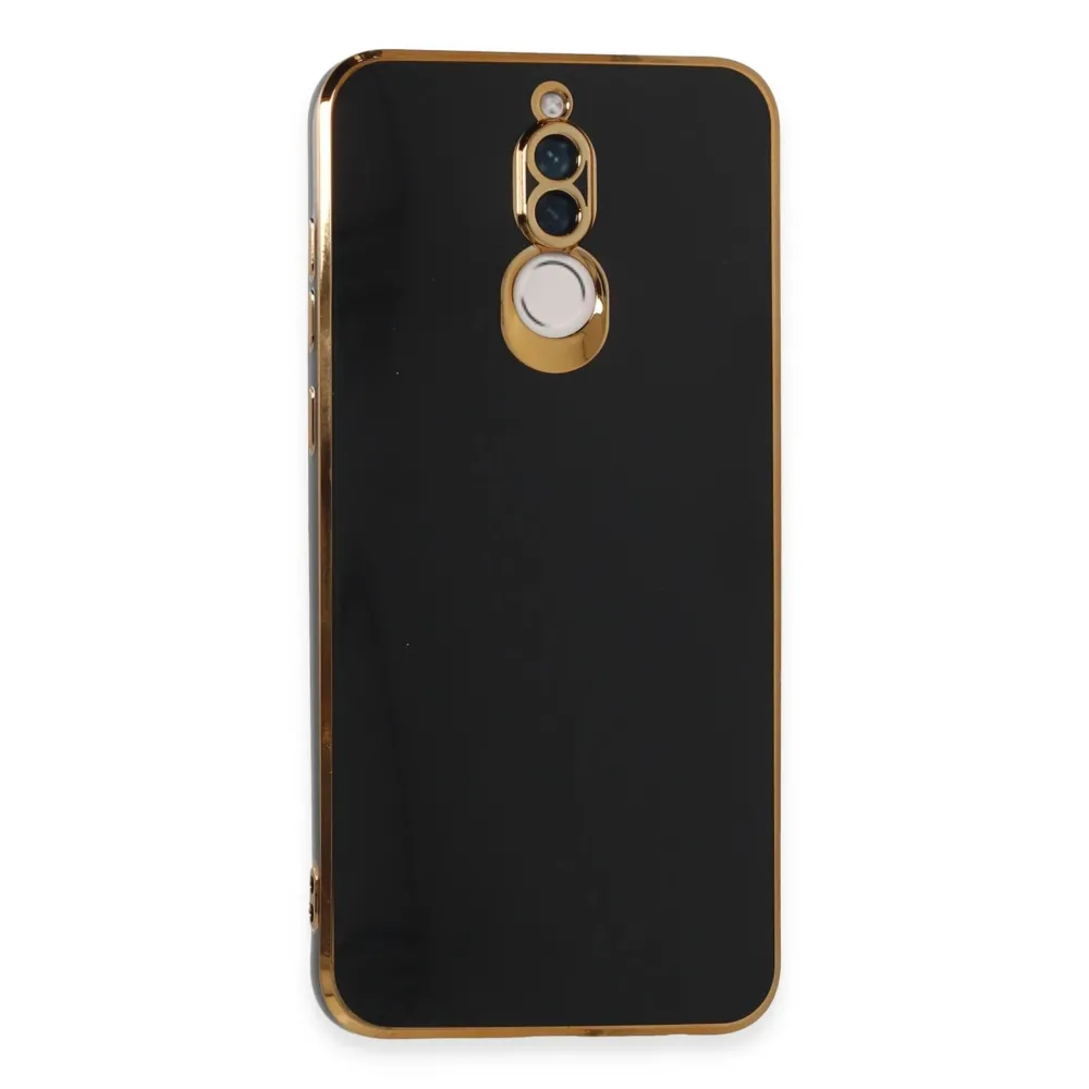 Newface Huawei Mate 10 Lite Kılıf Volet Silikon - Siyah