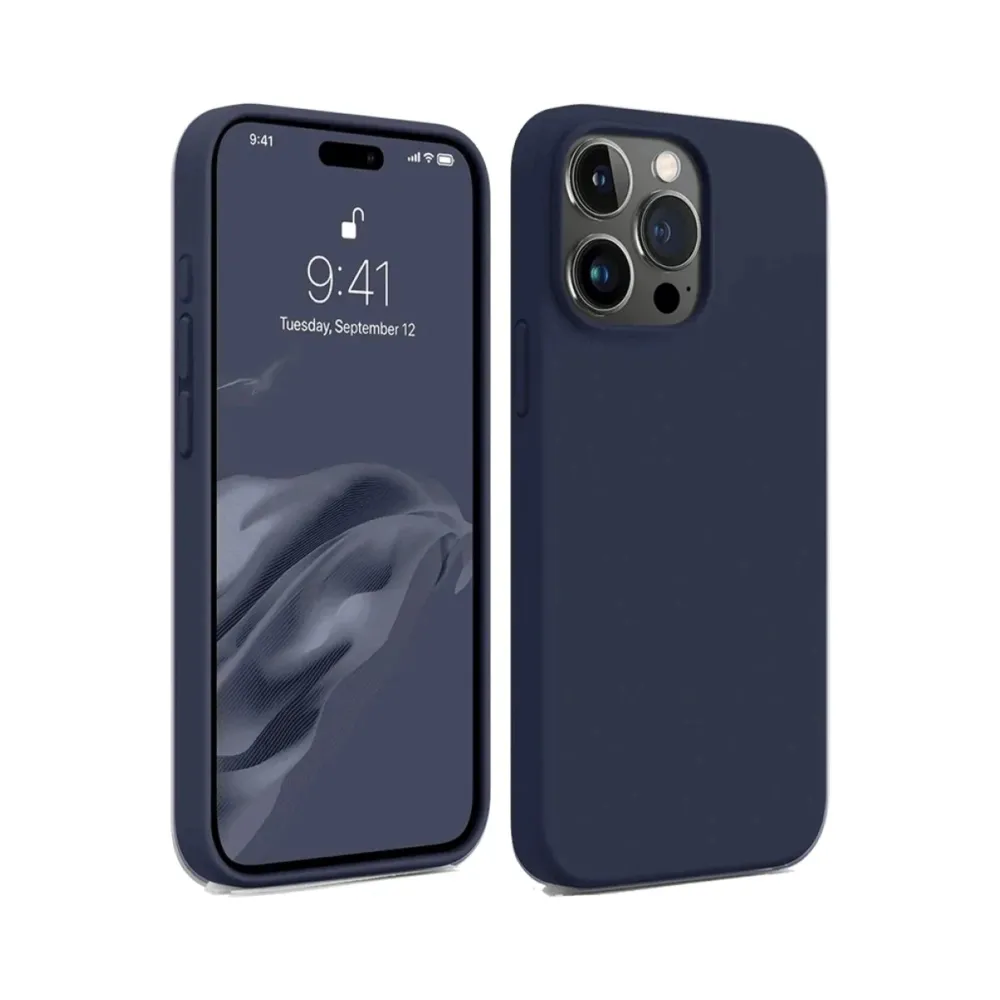 Newface Iphone 15 Pro Max Kılıf First Silikon - Lacivert