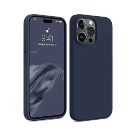 Newface Iphone 15 Pro Max Kılıf First Silikon - Lacivert