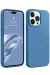 Newface Iphone 15 Pro Max Kılıf First Silikon - Mavi