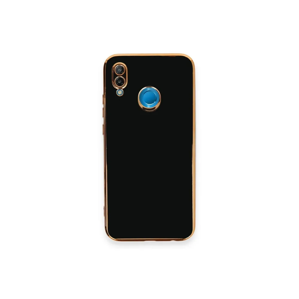 Newface Huawei P20 Lite Kılıf Volet Silikon - Siyah