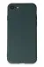 Newface iPhone 7 Kılıf First Silikon - Koyu Yeşil