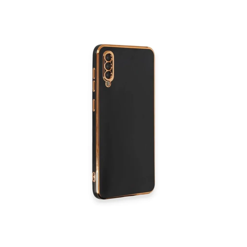 Newface Samsung Galaxy A70 Kılıf Volet Silikon - Siyah