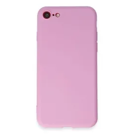 Newface iPhone 7 Kılıf First Silikon - Açık Mor