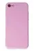 Newface iPhone 7 Kılıf First Silikon - Açık Mor