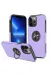 Newface Iphone 13 Pro Kılıf Elit Yüzüklü Kapak - Mor