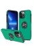 Newface Iphone 13 Pro Max Kılıf Elit Yüzüklü Kapak - Yeşil