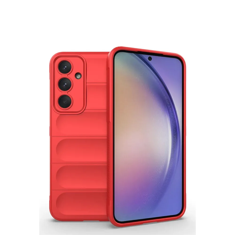 Newface Samsung Galaxy M14 5G Kılıf Optimum Silikon - Kırmızı