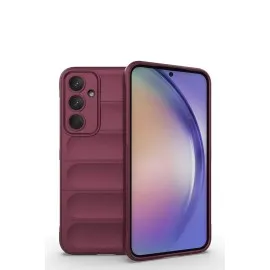 Newface Samsung Galaxy M14 5G Kılıf Optimum Silikon - Bordo