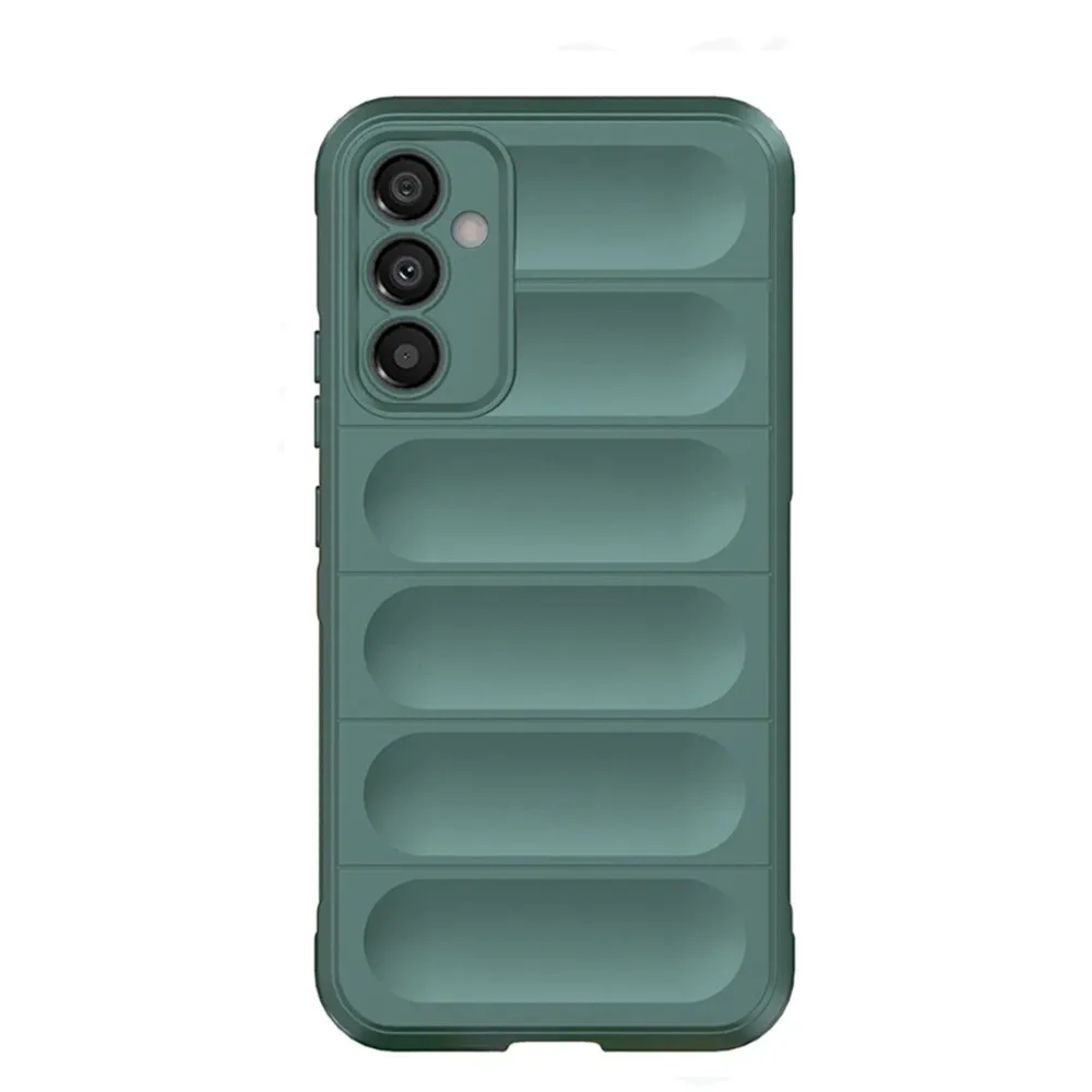 Newface Samsung Galaxy M14 5G Kılıf Optimum Silikon - Koyu Yeşil