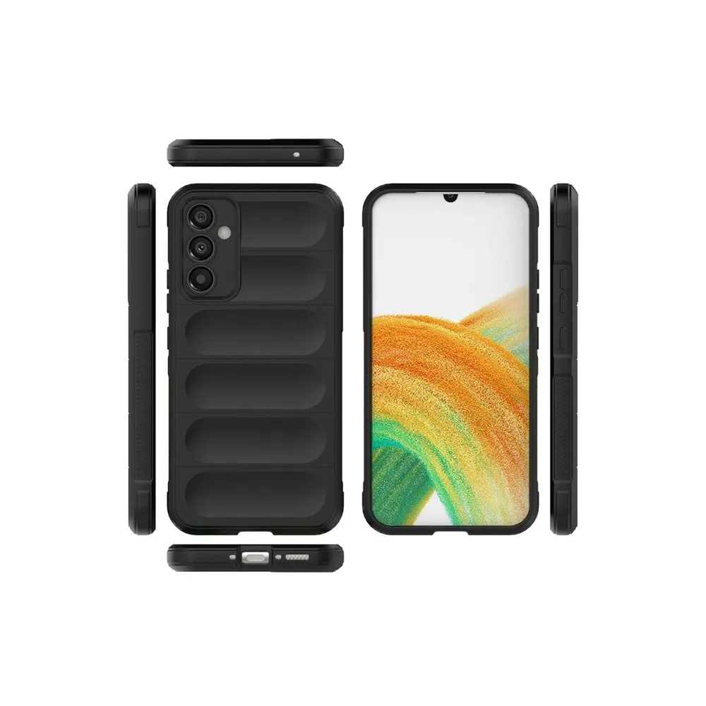 Newface Samsung Galaxy M34 5G Kılıf Optimum Silikon - Siyah