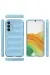 Newface Samsung Galaxy M34 5G Kılıf Optimum Silikon - Sky Blue