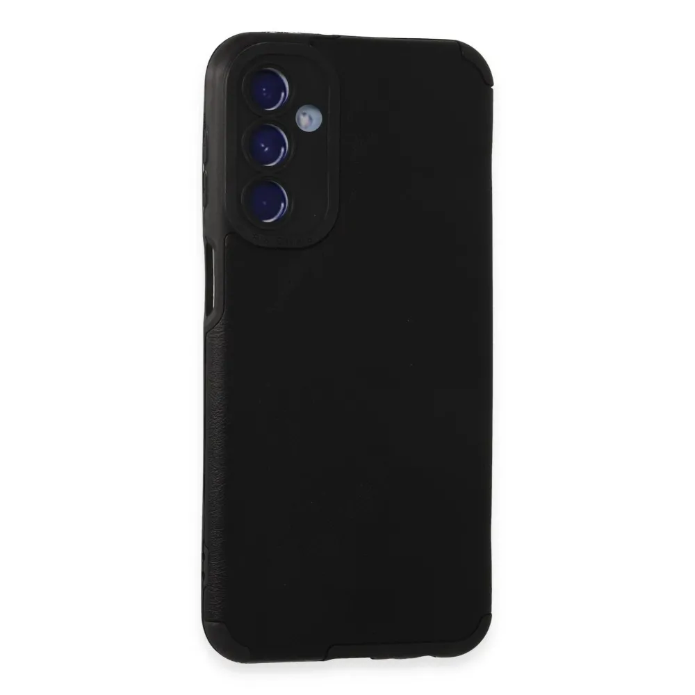 Newface Samsung Galaxy M34 5G Kılıf Loop Deri Silikon - Siyah