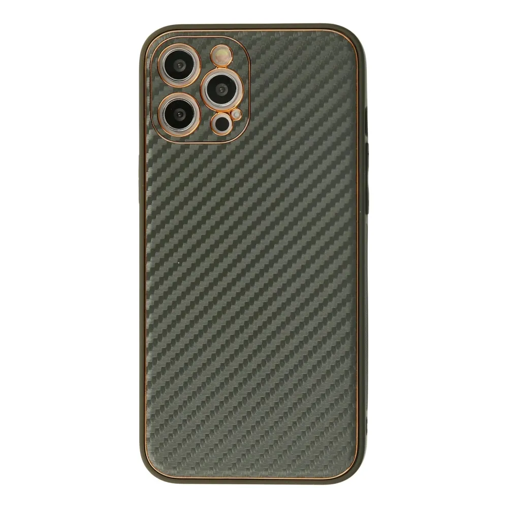 Newface Iphone 12 Pro Kılıf Coco Karbon Silikon - Füme