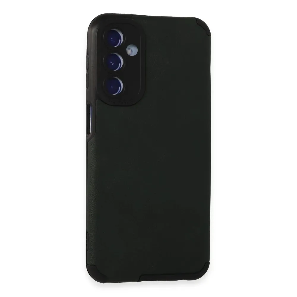 Newface Samsung Galaxy M34 5G Kılıf Loop Deri Silikon - Yeşil