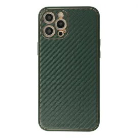 Newface Iphone 12 Pro Kılıf Coco Karbon Silikon - Yeşil