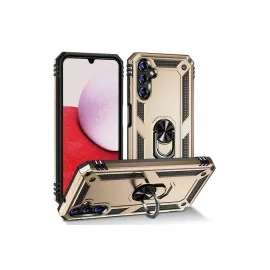 Newface Samsung Galaxy A04S Kılıf Sofya Yüzüklü Silikon Kapak - Gold