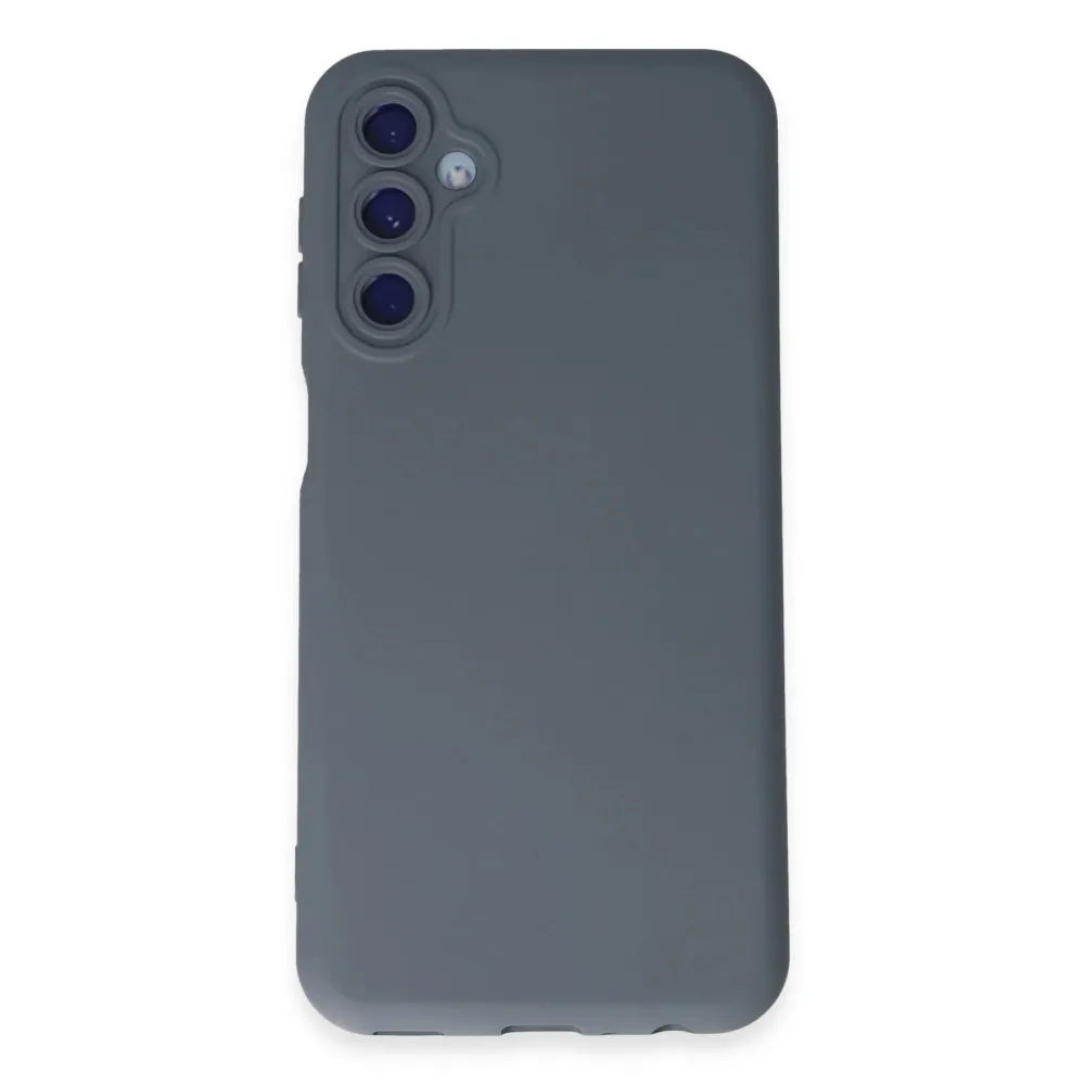 Newface Samsung Galaxy M34 5G Kılıf Nano Içi Kadife Silikon - Gri