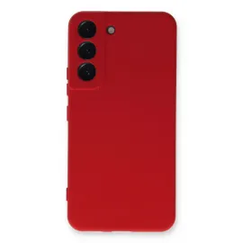 Newface Samsung Galaxy S23 Plus Kılıf Nano Içi Kadife Silikon - Kırmızı