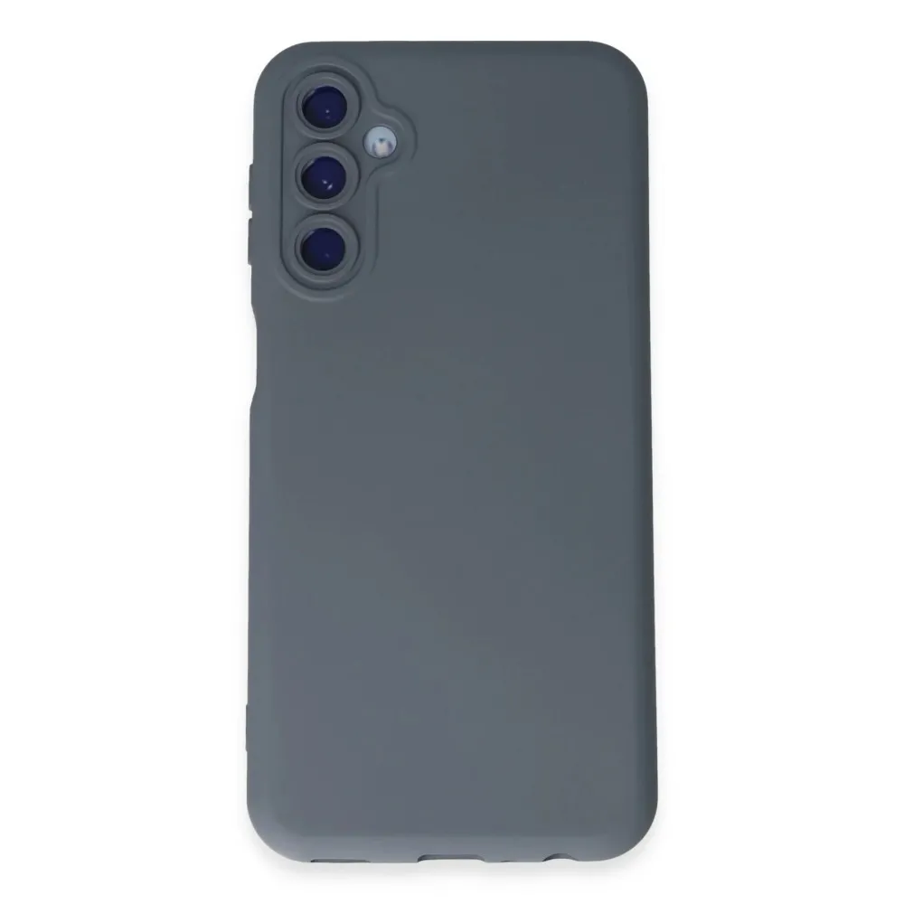Newface Samsung Galaxy M14 5G Kılıf Nano Içi Kadife Silikon - Gri
