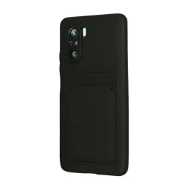 Newface Xiaomi Mi 11i Kılıf Kelvin Kartvizitli Silikon - Siyah