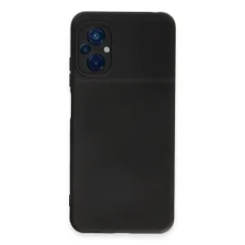 Newface Xiaomi Poco M5 Kılıf Nano Içi Kadife Silikon - Siyah