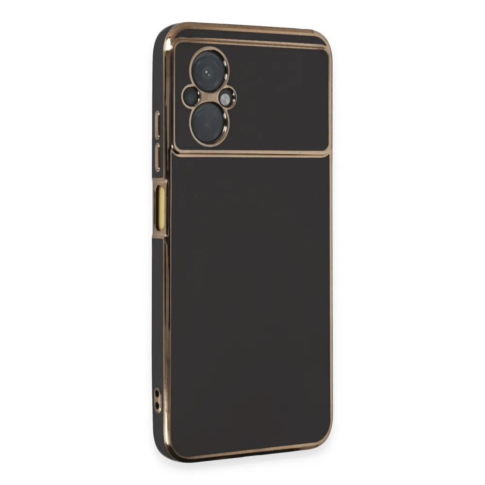 Newface Xiaomi Poco M5 Kılıf Volet Silikon - Siyah