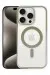 Newface Iphone 15 Pro Kılıf Erozi Magsafe Kapak - Gri