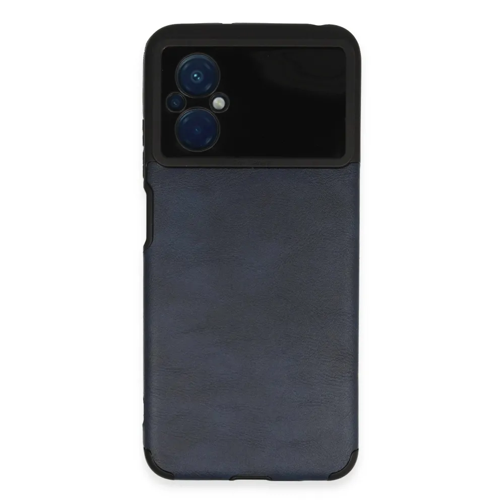 Newface Xiaomi Poco M5 Kılıf Loop Deri Silikon - Lacivert