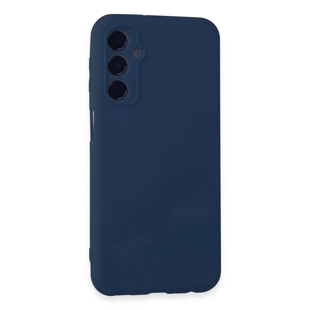 Newface Samsung Galaxy M34 5G Kılıf First Silikon - Lacivert