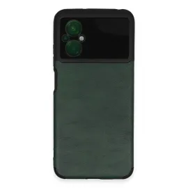Newface Xiaomi Poco M5 Kılıf Loop Deri Silikon - Yeşil