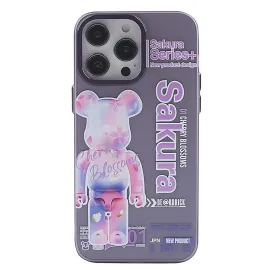 Newface Iphone 14 Pro Kılıf Prada Desenli Kapak - Prada Mor - 1