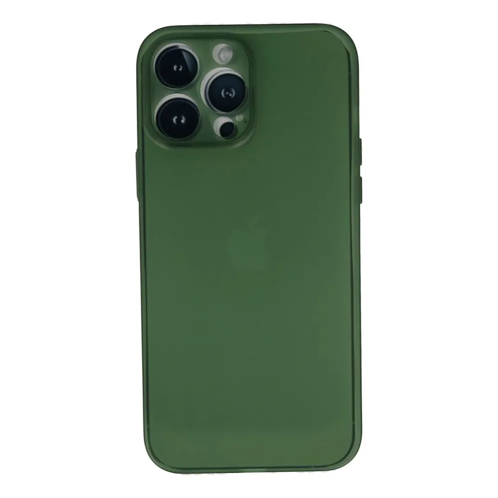 Newface Iphone 13 Pro Kılıf Pp Ultra İnce Kapak - Yeşil